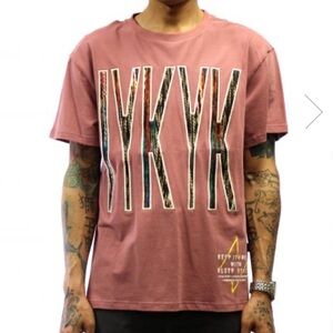Keep IYKYK plum 100% Cotton Single Knit short sleeve streetwear Tshirt size M
